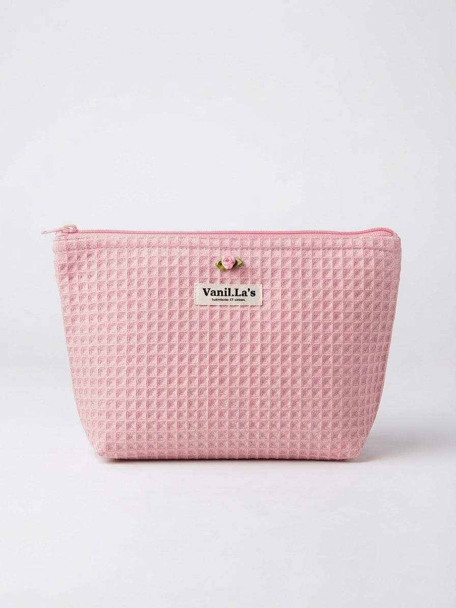 Trousse Rose waffles L