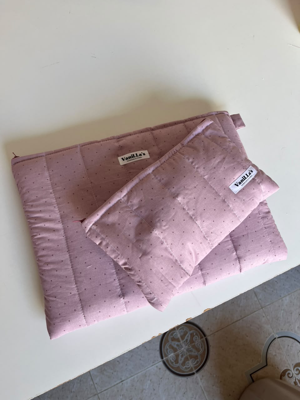 Pack pc Berryblush (Pochette pc + pochette chargeur )